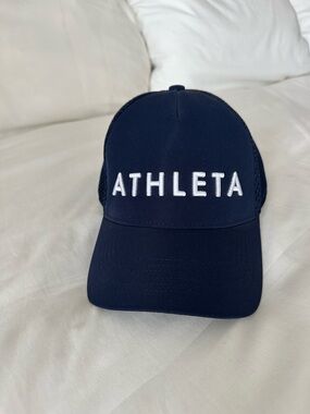 Athleta Navy Trucker Hat